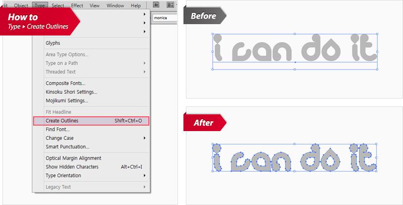 Converting Vector Fonts to Outlines - aladdinprintphil.com