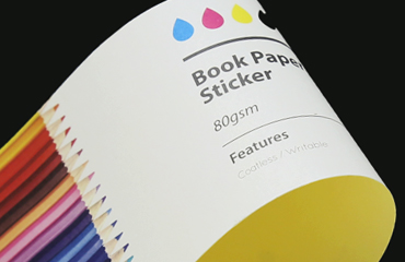 Book Paper Stickers