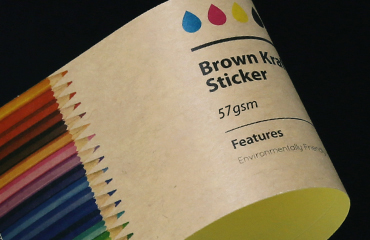 Brown Kraft Stickers